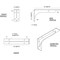 Ekena Millwork Embrey Steel Bracket, White Primer 2"W x 10"D x 4 3/4"H BKTM02X10X04EBPWH - alternate 4